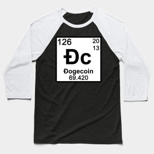 Dogecoin Element Baseball T-Shirt